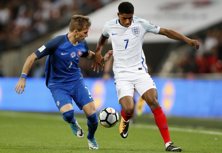 Marcus Rashford has exceeded online betting fans' expectations with his superb display for England against Slovakia