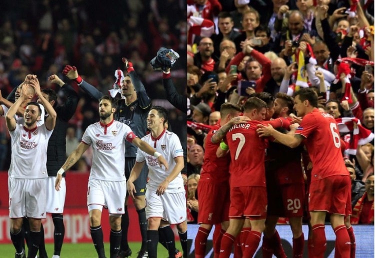 Bertaruh online dalam pertandingan Sevilla-Liverpool saat kedua tim terus bertarung memperebutkan tiket Liga Champions