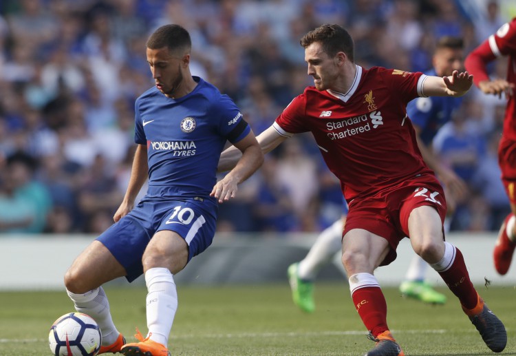  Eden Hazard mampu mengobrak-abrik pertahanan Liverpool