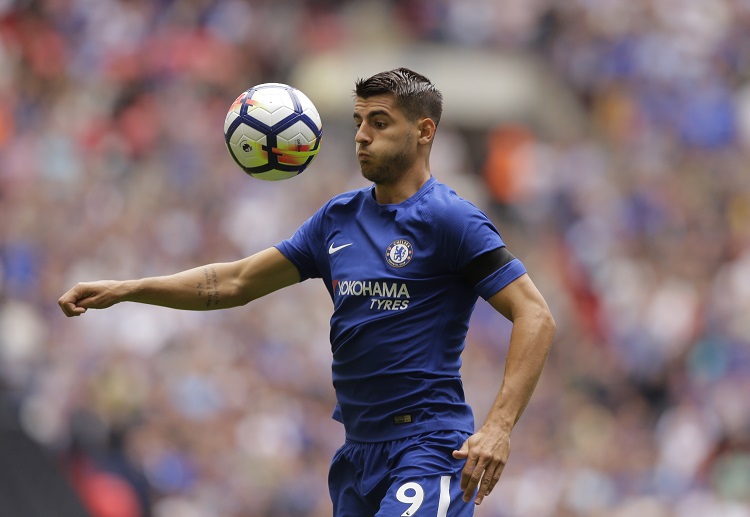 Alvaro Morata akan tampil dalam pertandingan Chelsea vs Huddersfield