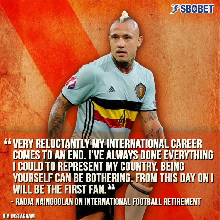 Radja Nainggolan headlines sports news as he has been left out of Belgium's World Cup squad