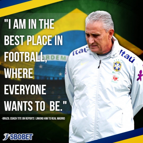 SBOBET Blog puts focus on Tite who is reportedly among top candidates for Real Madrid job.