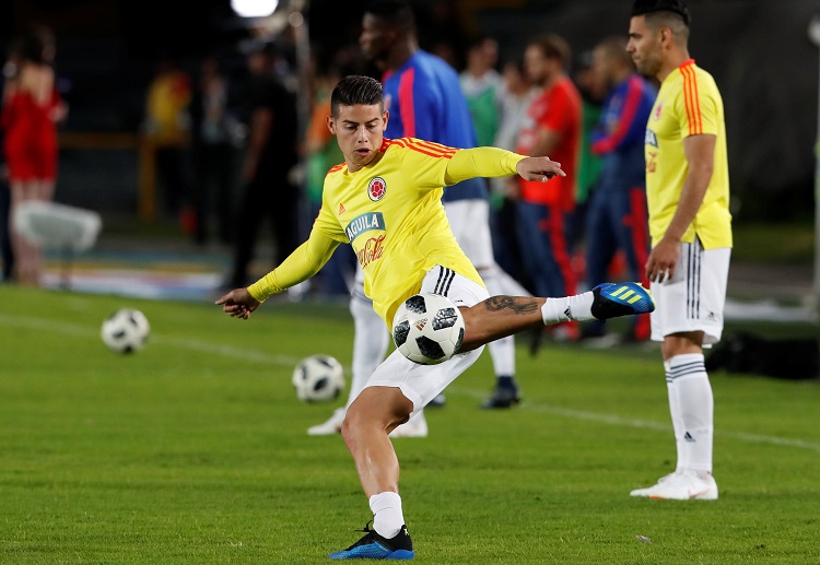 James Rodriguez might be out of service in Colombia vs Japan World Cup 2018 match