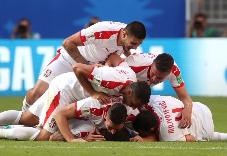 Serbia captain Aleksandar Kolarov scores a stunning free-kick to give his side their first win in the FIFA 2018