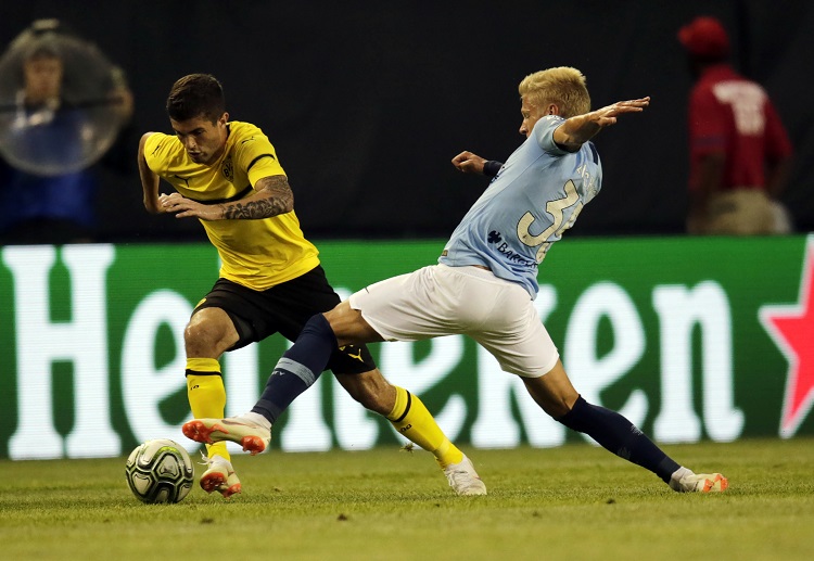 Christian Pulisic impressed in the Manchester City vs Borussia Dortmund ICC match