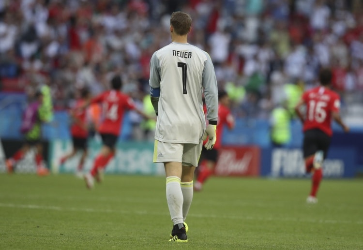 Kiper Jerman, Manuel Neuer masuk dalam daftar pemain dengan penampilan buruk di Piala Dunia 2018.