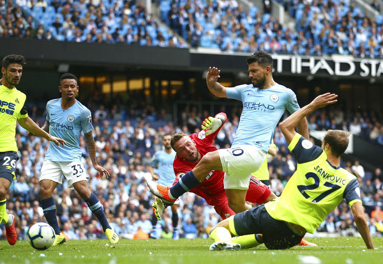 Sergio Aguero expected by City fans to lead his side to victory and qualify in the Champions League group stage