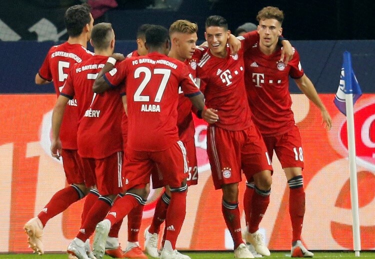 James Rodriguez has led Bayern to victory after hitting an early goal against Schalke 04 in recent Bundesliga game