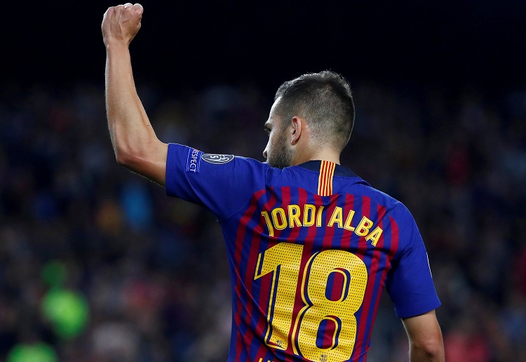 Champions League: Jordi Alba scores a goal in Barcelona's 2-0 win against Inter Milan