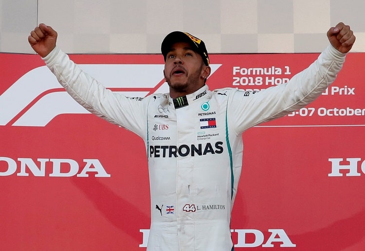 Hasil Taruhan F1 GP Jepang dimenangkan Lewis Hamilton