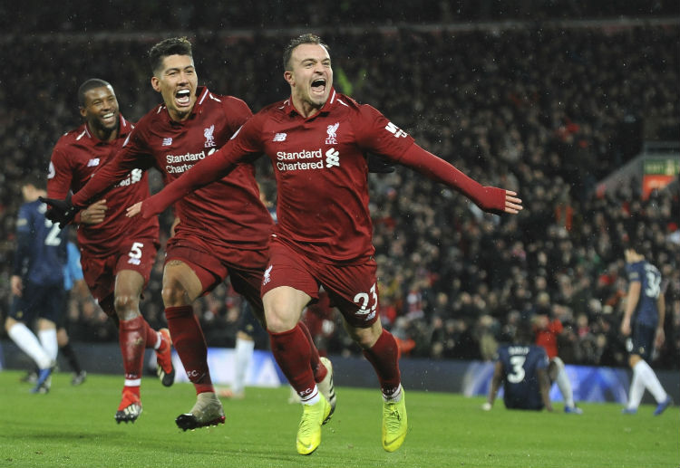 Premier League: Xherdan Shaqiri scored a brace for Liverpool during their 3-1 win against Manchester United