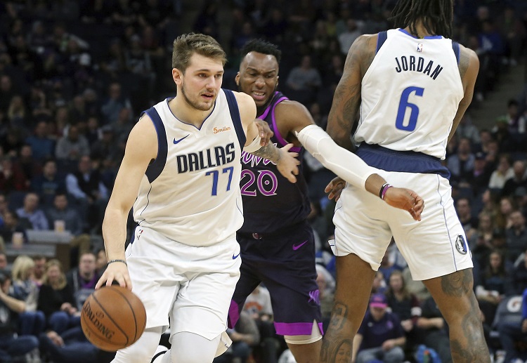 Luka Doncic eyes for victory when the Dallas Mavericks battle against the Golden State Warriors in NBA