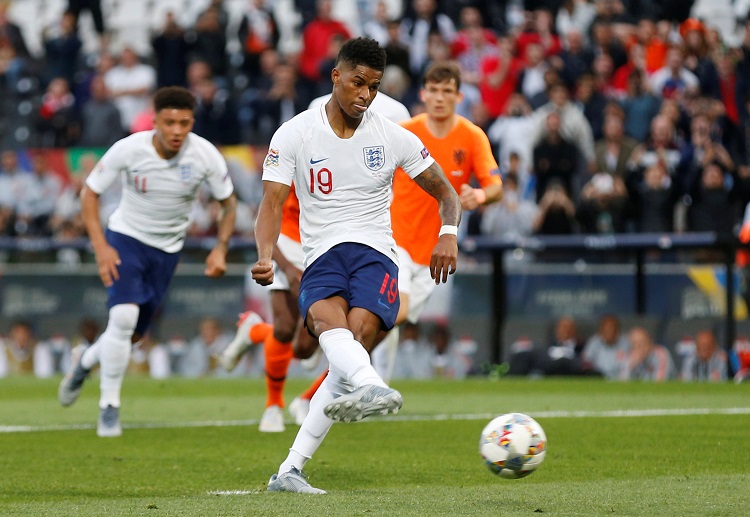 Marcus Rashford took advantage for England with penalty shot against Netherlands in UEFA Nations League clash