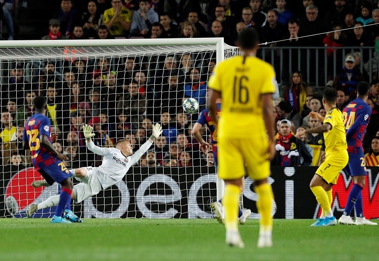 Despite Jadon Sancho's goal, Borussia Dortmund lost to Barcelona in the Champions League