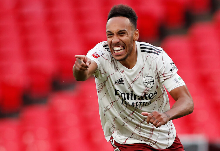 Pierre Emerick-Aubameyang is definitely geared up for the new Premier League season after leading Arsenal to two wins