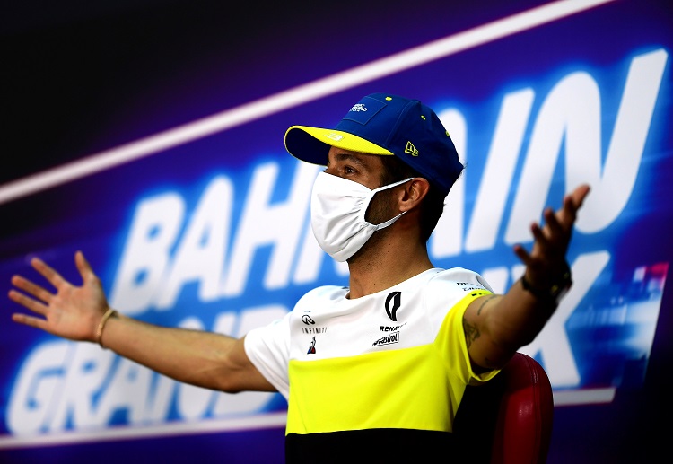 Daniel Ricciardo eyeing a strong finish in the Bahrain Grand Prix