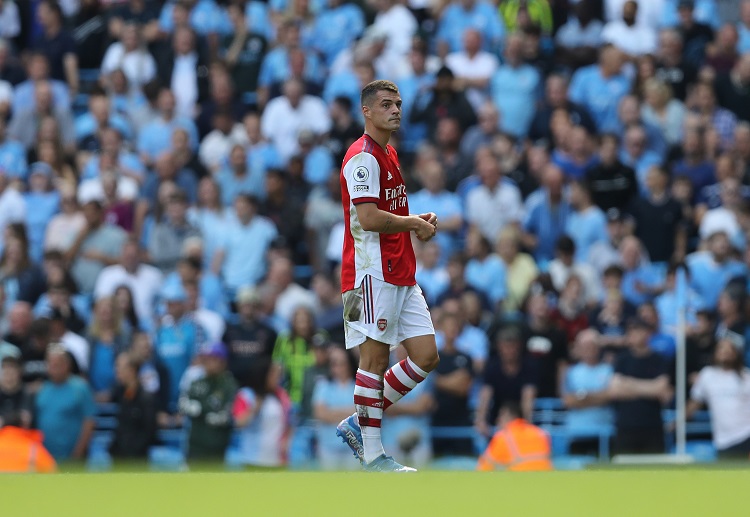 Granit Xhaka sent off in English Premier League game three