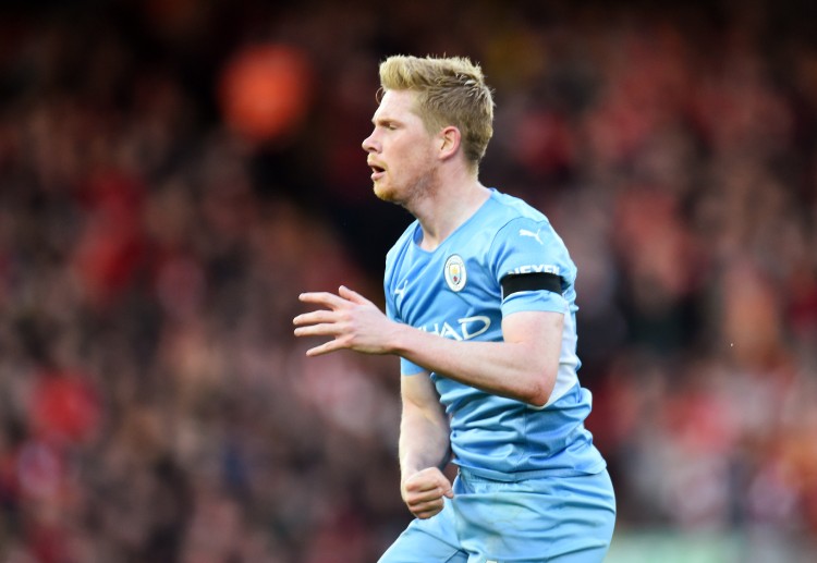 Manchester City's Kevin de Bruyne scored his first goal in Premier League this season