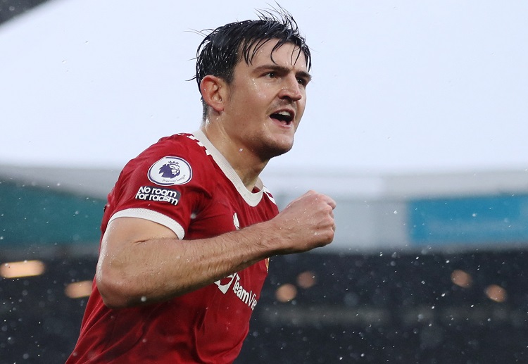 Harry Maguire andalan Manchester United di Liga Inggris.