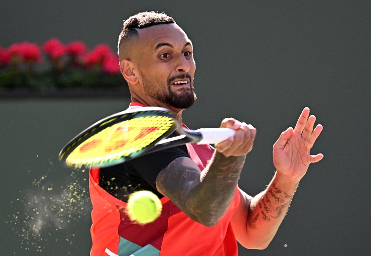 Nick Kyrgios faced a defeat at BNP Paribas Open against Rafael Nadal