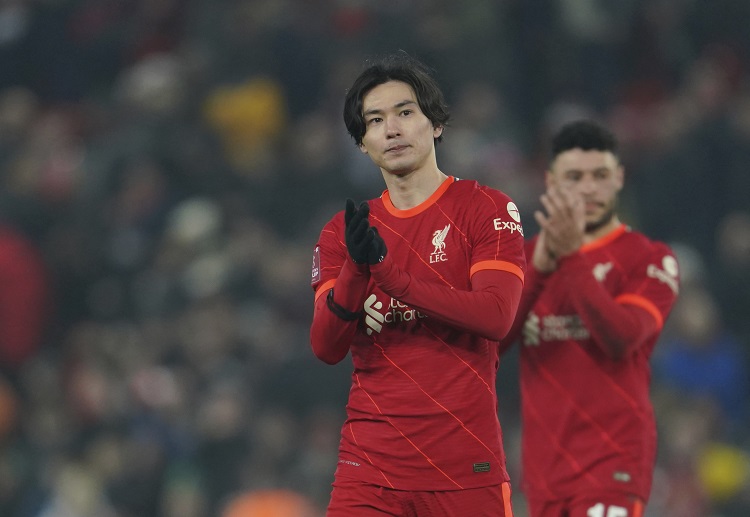 Liverpool's Takumi Minamino has already scored three goals in the FA Cup