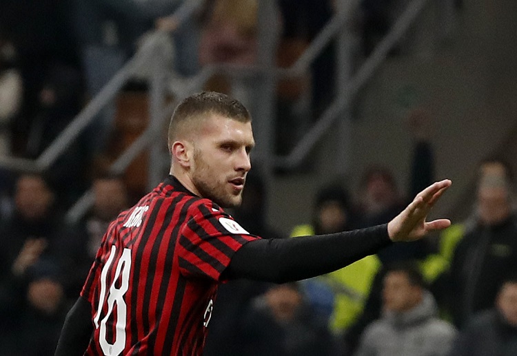 Ante Rebic prepares in AC Milan's upcoming Serie A match against Udinese