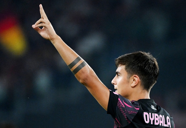 Paulo Dybala incar 3 poin di Liga Eropa.