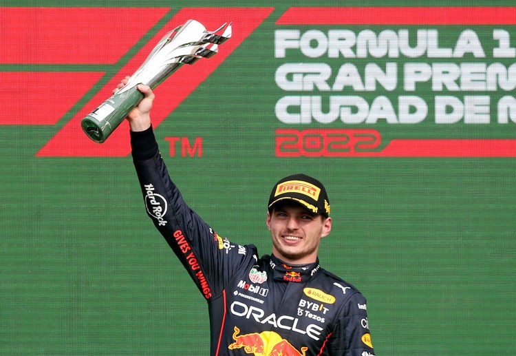 Red Bull driver Max Verstappen claims that top podium during the 2022 Mexican Grand Prix