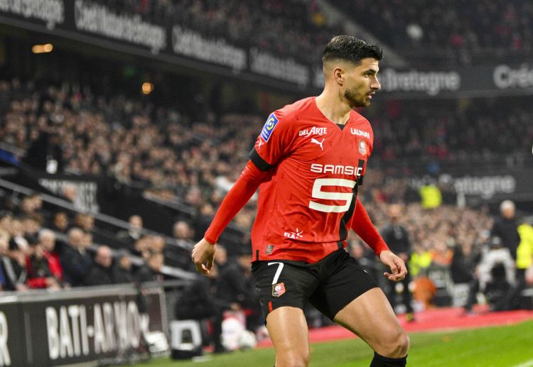 Martin Terrier suffered a knee injury in Rennes' last Ligue 1 match