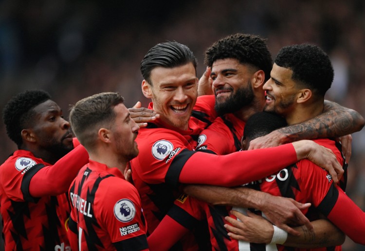 Dominic Solanke turns home from a tight angle to secure three points for Bournemouth in the Premier League