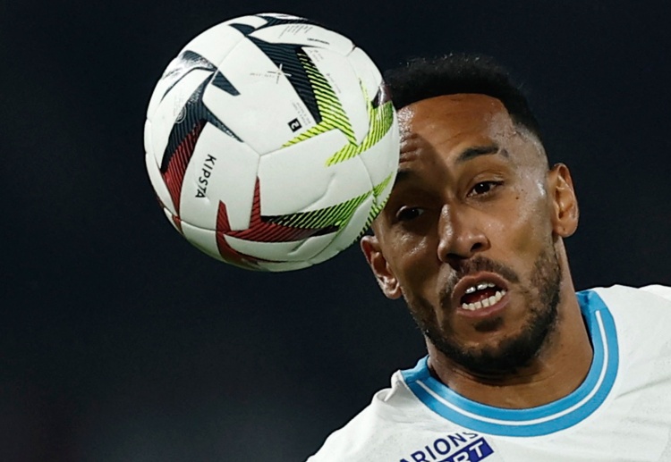 Olympique de Marseille's Pierre-Emerick Aubameyang has not yet scored in Ligue 1 this season