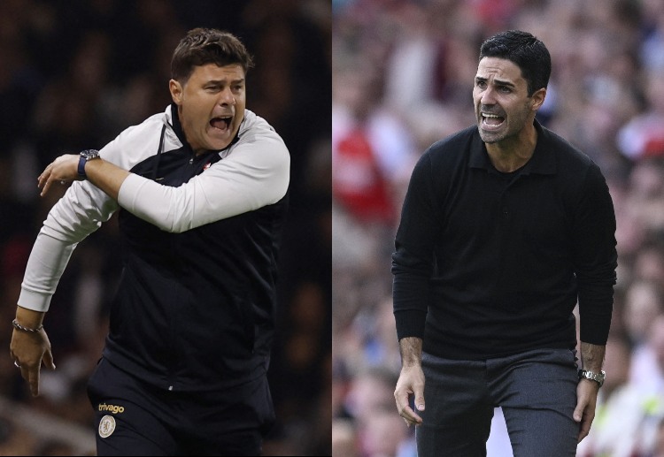 Chelsea manager Mauricio Pochettino during their Premier League clash against Fulham