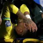 Brazil's Neymar has been carted off after picking up an injury in their World Cup 2026 qualifier against Uruguay