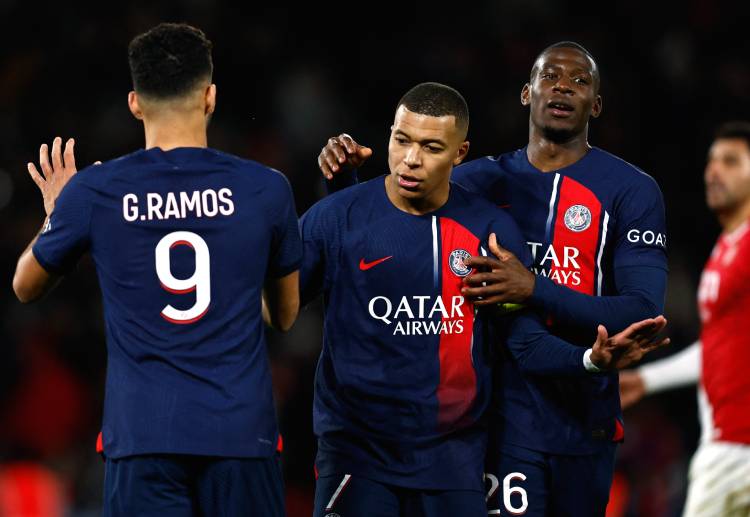 PSG đang xếp thứ 2 bảng F Champions League 2023/24