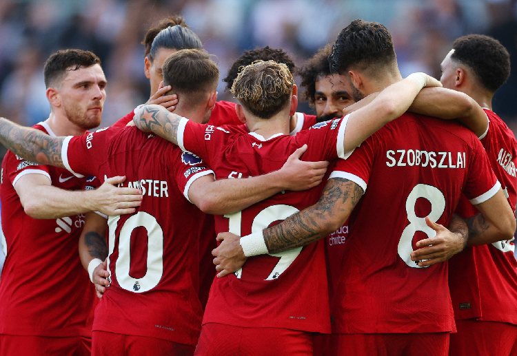 Liverpool đang dẫn đầu trên BXH Premier League 2023/24