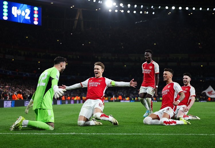 Arsenal tiến vào vòng tứ kết Champions League sau 14 năm