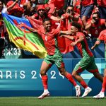 Morocco's Soufiane Rahimi has already scored six goals in the Olympics 2024