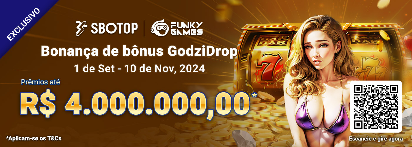 Bonança de bônus GodziDrop da Funky Games