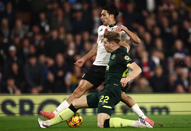 Raul Jimenez leads Fulham in scoring with four goals and two assists this Premier League season