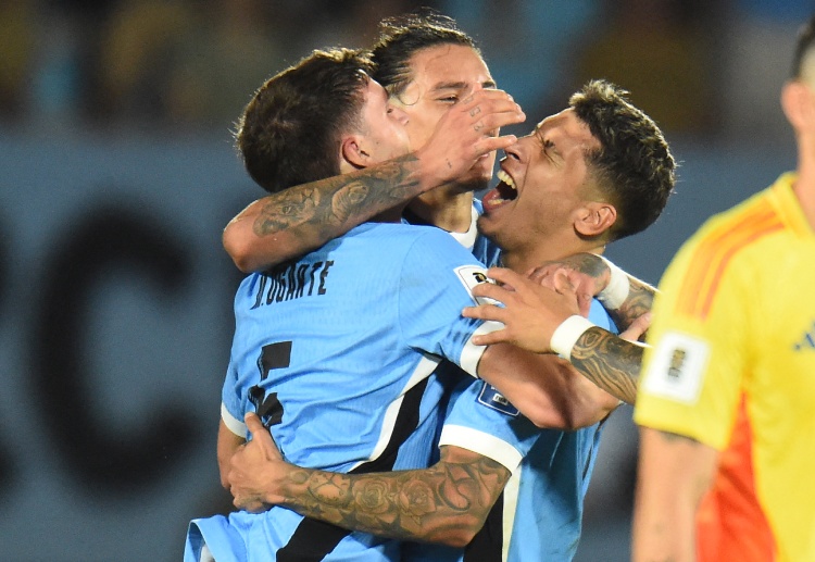 Uruguay's Manuel Ugarte aims to help his team win their CONMEBOL World Cup 2026 qualifier against Brazil