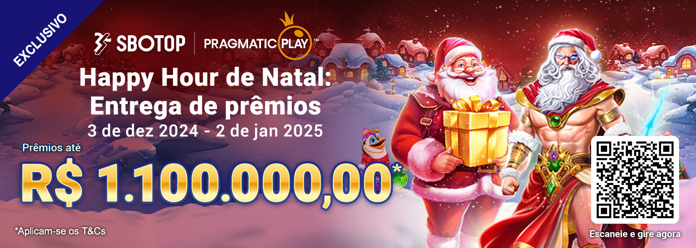 Pragmatic Play - Happy Hour de Natal: Entrega de prêmios