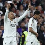 西甲联赛 本场比赛两粒进球，让姆巴佩在皇马首个赛季的正式比赛进球数累计至33个。