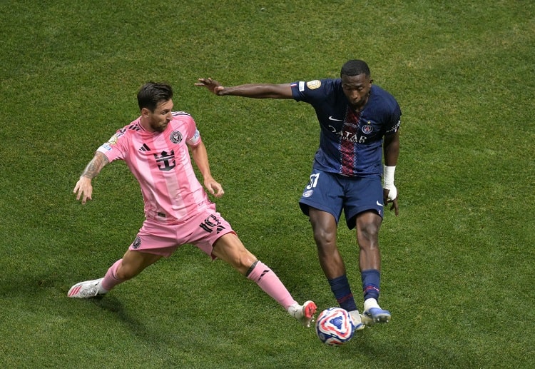 世俱杯 梅西虽然频频尝试,但未能撕开巴黎防线