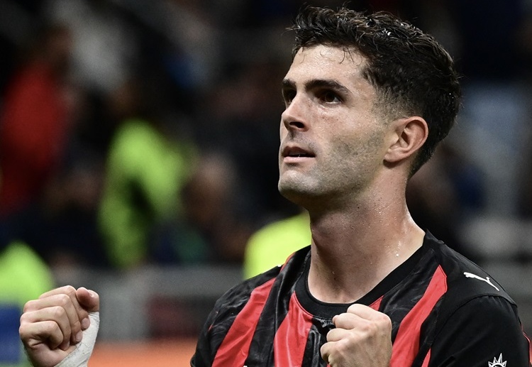 Christian Pulisic has scored AC Milan's winning goal during their Serie A match vs Inter