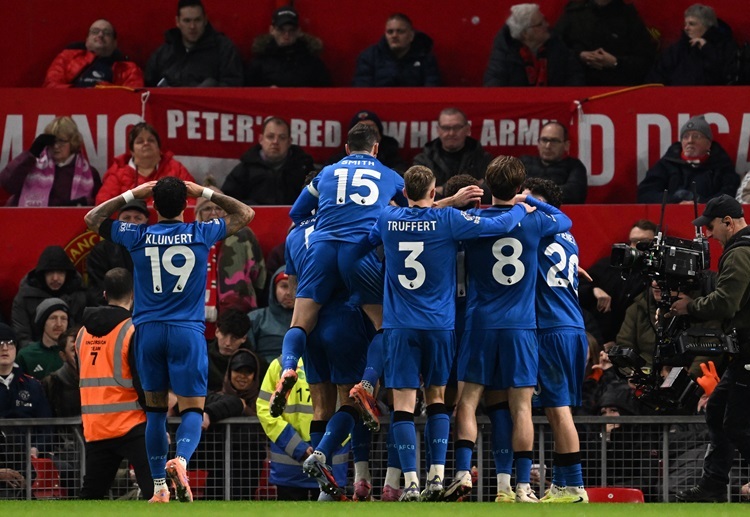 Statistik Manchester United vs Bournemouth di pekan ke-16 Premier League