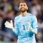 USA's Matt Turner gears up to hinder Paraguay from scoring in their upcoming World Cup 2026 opening game